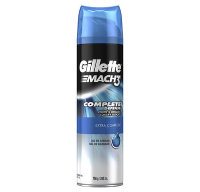 AFEITADORA GILLETTE GEL MACH3 HIDRATANTE 198/200 ML