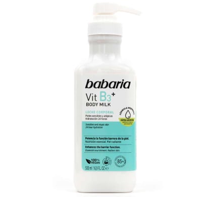 Crema Corporal Babaria Body Piel Seca Atópica Vitamina B3+ 500 ml