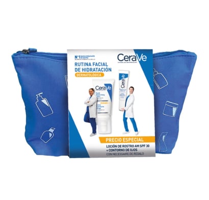 Pack Cerave Crema Hidratante Facial FPS25+ 50 ml + Contorno de Ojos 14 ml