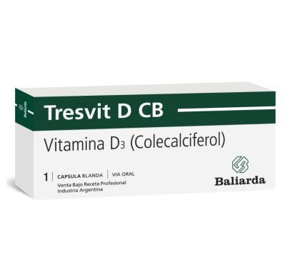 Tresvit Vitamina D3 1 Cápsula Blanda