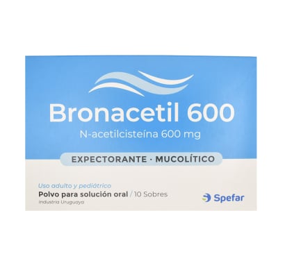 Bronacetil 600 mg 10 Sobres