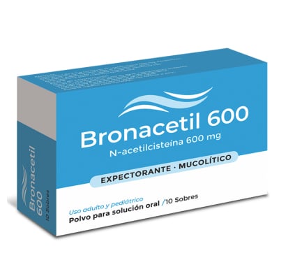 Bronacetil 600 mg 10 Sobres