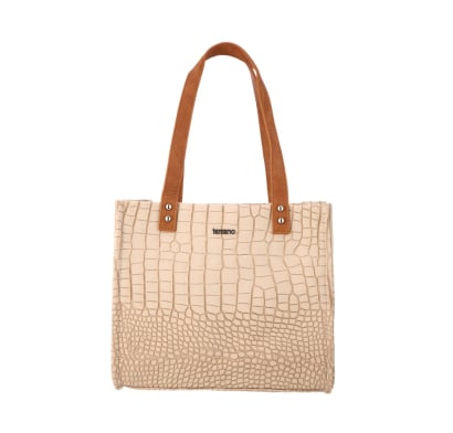 Cartera Terrano Moon Croco Beige