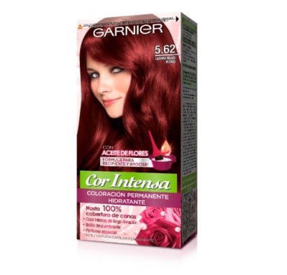 Tinta Garnier Nutrisse Cor Intensa N°5.62 Castaño Rojizo Irisado