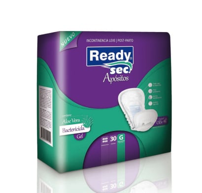 APOSITO READYSEC TALLE GRANDE X30 UNIDADES.