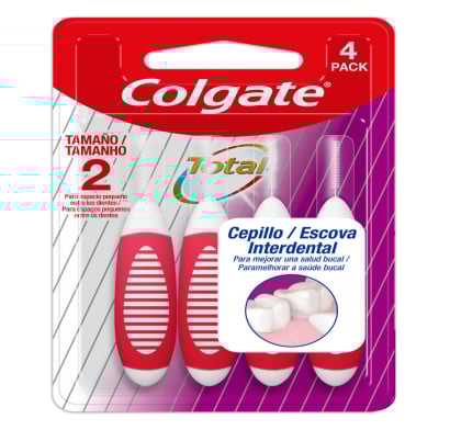 Cepillo de Dientes Colgate Interdental 2mm 4 Piezas