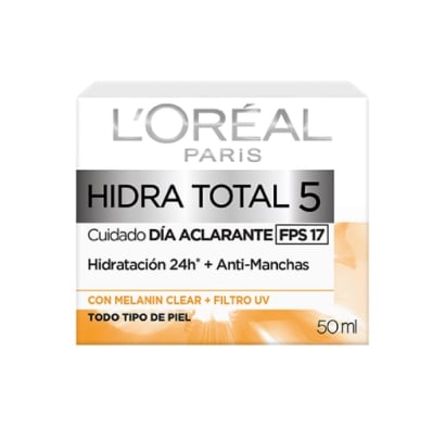 Crema Facial L'Oréal Paris Dermo Expertise Hidra Total 5 Antimanchas 50 ml
