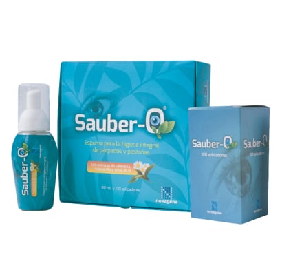 Espuma para Párpados y Pestañas Sauber 80 ml + 100 Aplicadores