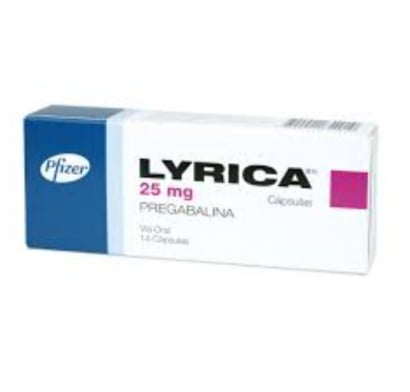 Lyrica 25 mg 14 Cápsulas