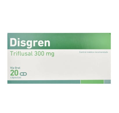 Disgren 300 mg 20 Cápsulas