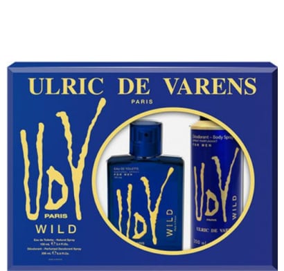 Cofre Udv Perfume Wild Men EDT 100 ml + Desodorante 200 ml