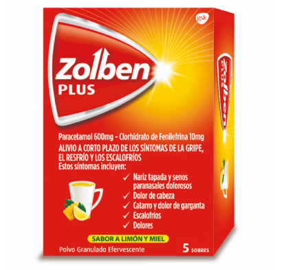 Zolben Plus 600 mg/10 mg 5 Sobres