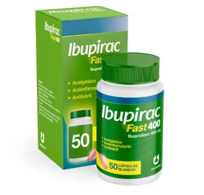 Ibupirac Fast 400 mg 50 Cápsulas Blandas