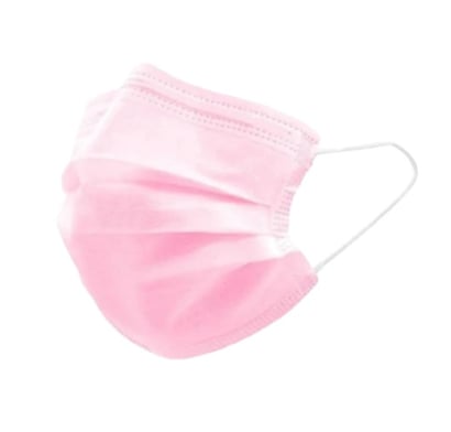 Tapaboca Triple Capa Rosado