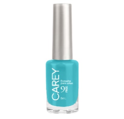 Esmalte Carey 9 Free N°143 Turquesa Cremoso 9 ml