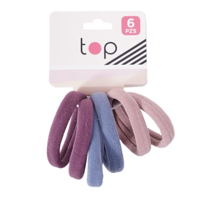 Gomitas de Pelo Top 6 Unidades Colores Surtidos