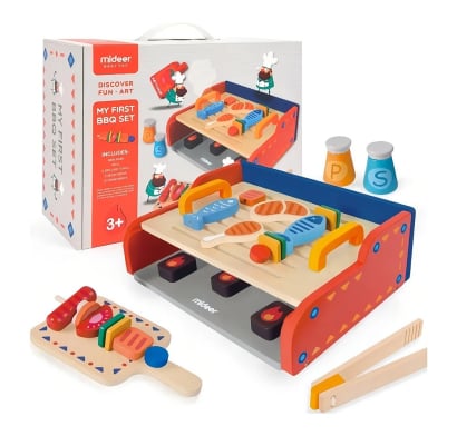 Juego de Cocina Mideer Barbacoa de Madera 