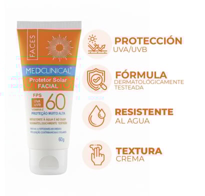 Protector Solar Medclinical Facial FPS60 60 g