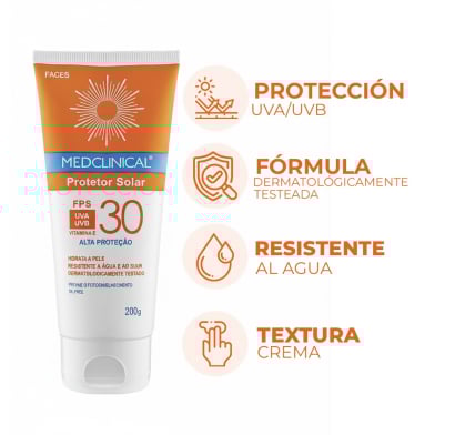 Protector Solar Medclinical FPS30 200 g