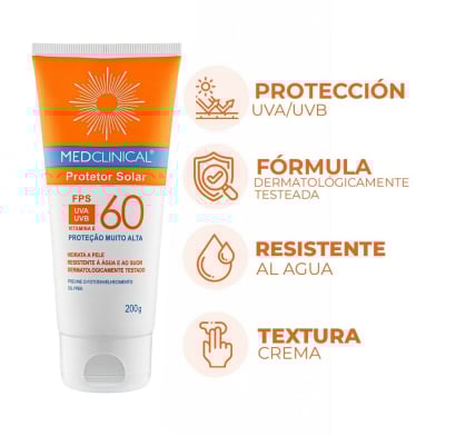 Protector Solar Medclinical FPS60 200 g
