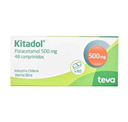 Kitadol 500 mg 48 Comprimidos