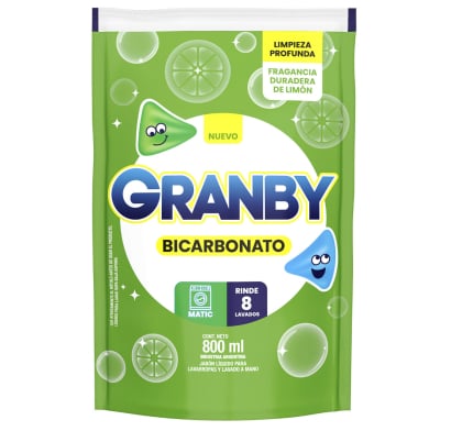 Repuesto de Jabón Líquido para Ropa Granby 800 ml