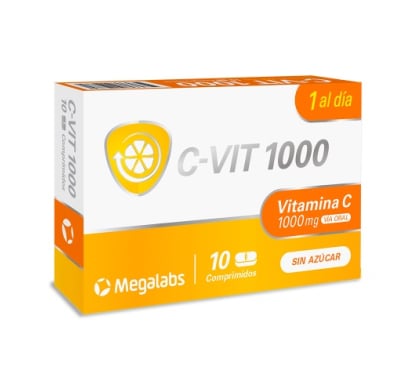 C Vit 1000 mg 10 Comprimidos