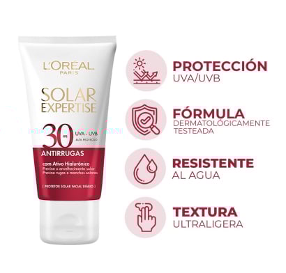 Protector Solar Facial Solar Expertise Antirrugas FPS30 40 g