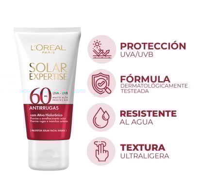Protector Solar Body Expertise Facial Antiarrugas FPS60 40 g