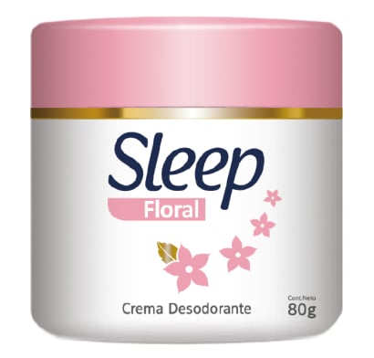 Antitranspirante en Crema Sleep Woman Floral 80 g