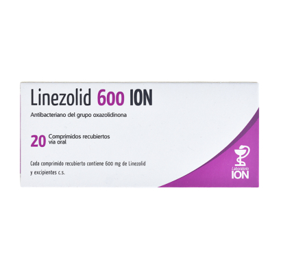 Linezolid ION 600 mg 20 Comprimidos Recubiertos