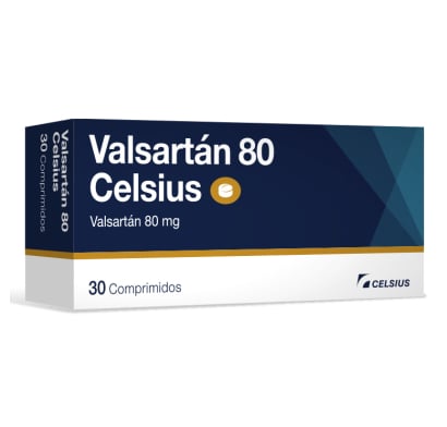 Valsartan Celsius 80 mg 30 Comprimidos