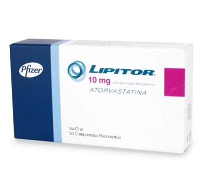 LIPITOR 10 MG 30 TABLETAS