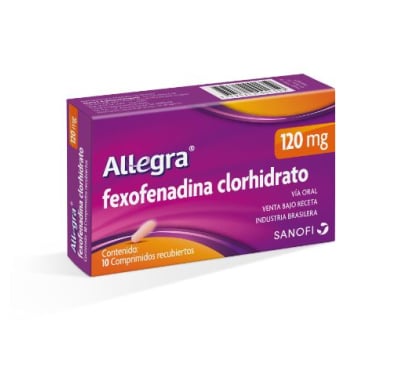 ALLEGRA 120 MG 10 COMPRIMIDOS