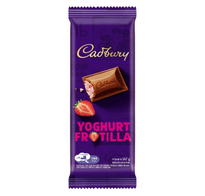Tableta de Chocolate Cadbury Yoghurt Frutilla 160 g