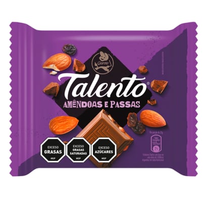 Tableta de Chocolate con Almendras Garoto 100 g