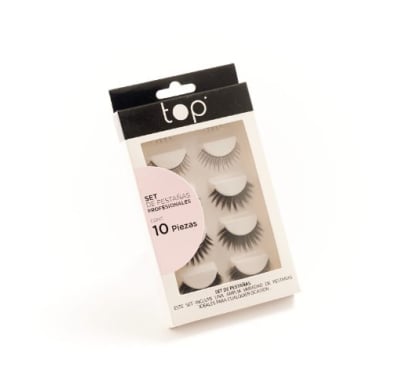 Pack Top Pestañas Postizas 10 Unidades