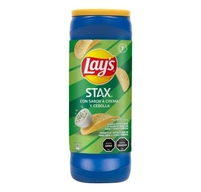 Papas Lay's Stax Crema y Cebolla 163 g