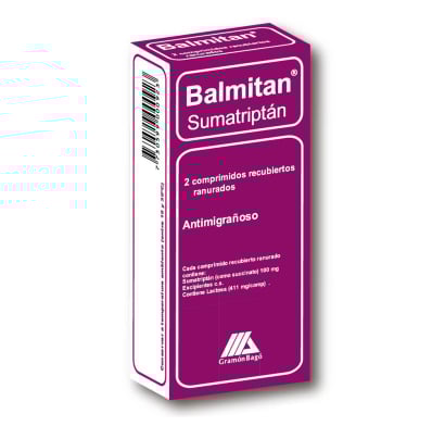 Balmitan 100 mg 2 Comprimidos Ranurados