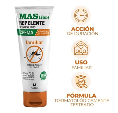 Repelente en Crema Más Libre 75 ml