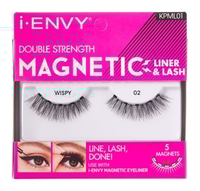 Pestañas Postizas Magnéticas Kiss Ienvy Eyelash N°01