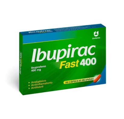 IBUPIRAC FAST 400 MG 10 CÁPSULAS