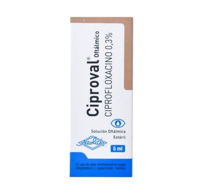 Ciproval Colirio Oftálmico 5 ml