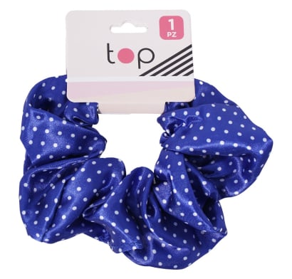Scrunchie para el Pelo Top Lunares Colores Surtidos 1 Unidad