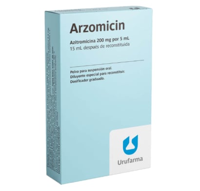 Arzomicin 200 mg/5 mL Suspensión 15 ml