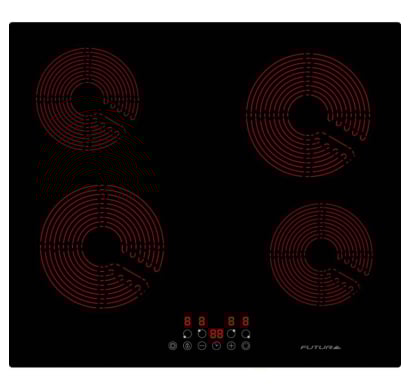 Anafe Vitrocerámico Futura FUT-PV4Z 4 Zonas