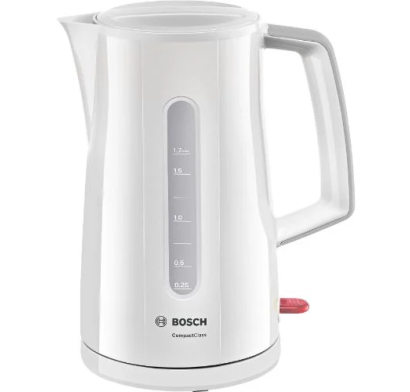 Jarra Eléctrica Bosch TWK3A011 Compactclass Blanca