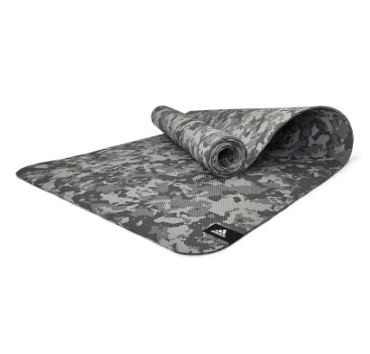 Colchoneta de Yoga Adidas Camuflada Gris Ondulada 4 mm 