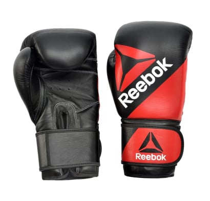Guante de Boxeo Reebok 10 Oz Negro/Rojo