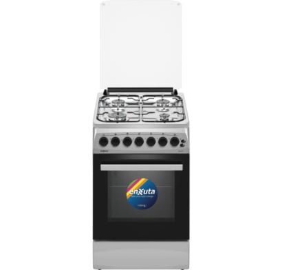 Cocina Combinada Enxuta CENX5544I Inoxidable 4 Hornallas 50 cm